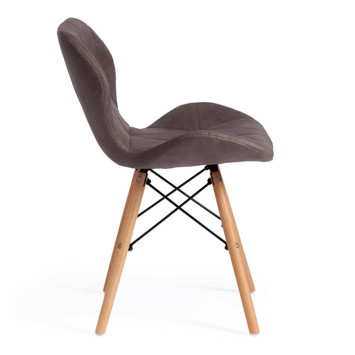 Набор из четырех стульев Stuttgart антично серого цвета - лучшие Обеденные стулья в INMYROOM
