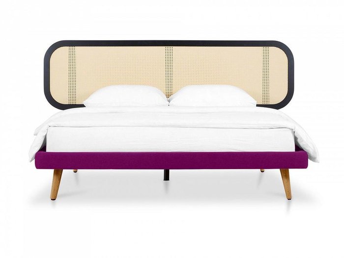 Кровать Male 160х200 пурпурно-бежевого цвета - купить Кровати для спальни по цене 109700.0