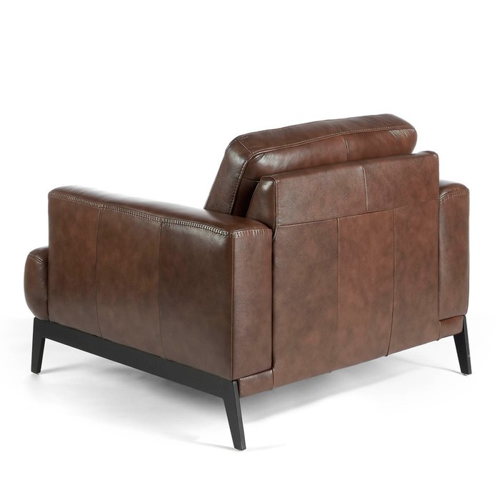 Кресло кожанное коричневого цвета - лучшие Интерьерные кресла в INMYROOM