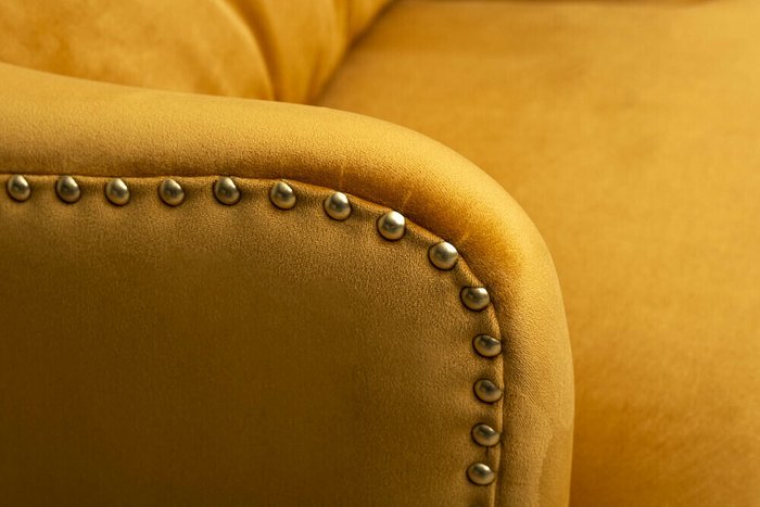 Кресло Rimini горчичного цвета - лучшие Интерьерные кресла в INMYROOM