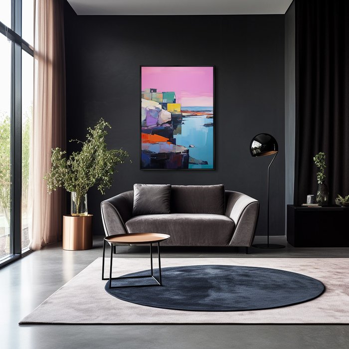 Репродукция картины Landscape collection, To the sea, No 1, 2024г. - лучшие Картины в INMYROOM