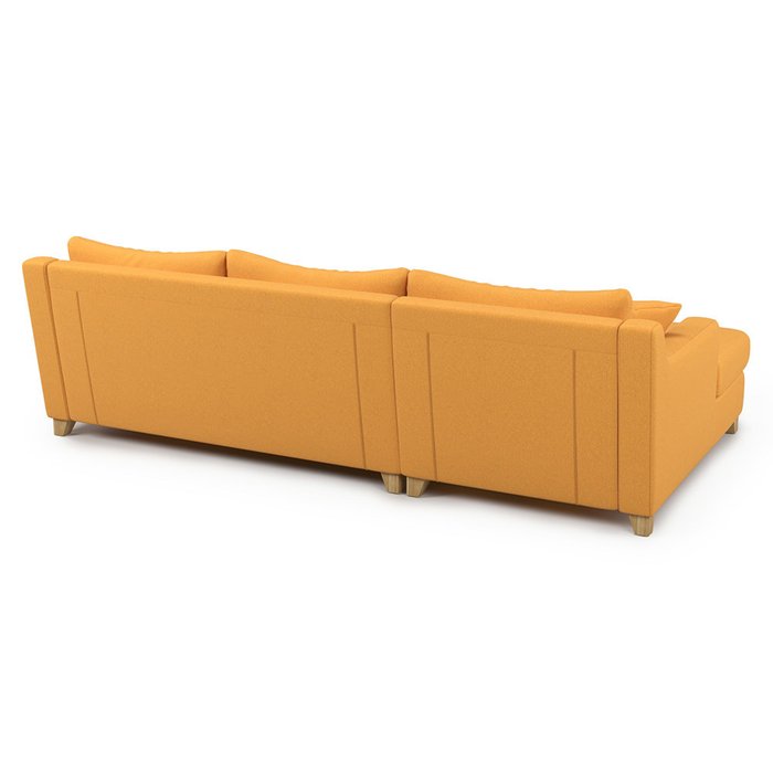 Угловой диван-кровать Mendini MTR желтого цвета - купить Угловые диваны по цене 107700.0