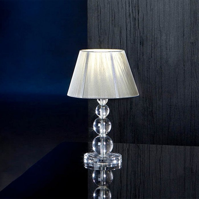 Настольная лампа Schuller MERCURY с белым абажуром - купить Настольные лампы по цене 10320.0