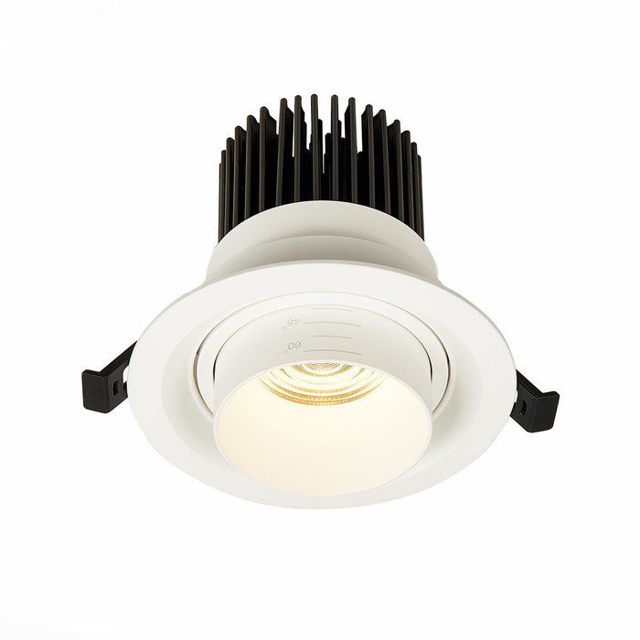 Встраиваемый светильник Zoom белого цвета - купить Встраиваемые споты по цене 2850.0