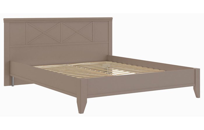 Кровать Кантри 180х200 коричневого цвета - купить Кровати для спальни по цене 67390.0