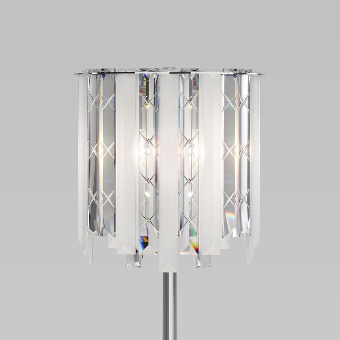 Настольный светильник с хрусталем 108011 хром Radiance - купить Настольные лампы по цене 20200 Настольный светильник с хрусталем 108011 хром Radiance - купить Настольные лампы по цене 20200