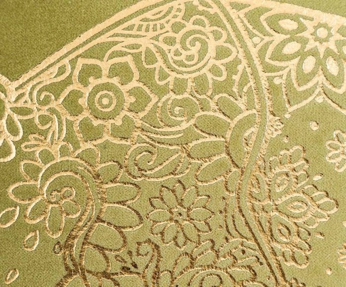 Декоративная подушка с золотым рисунком - лучшие Декоративные подушки в INMYROOM