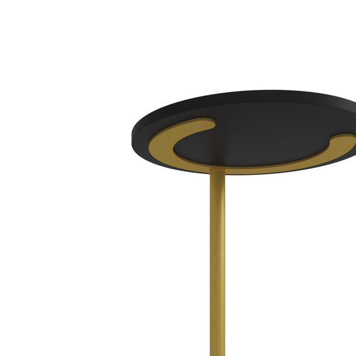Кофейный стол Horsix черно-золотого цвета - купить Кофейные столики по цене 9900.0