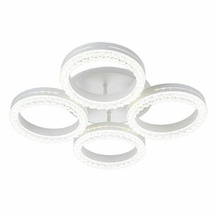 Потолочная люстра ALBUS 10276/4LED APP (акрил, цвет прозрачный) Потолочная люстра ALBUS 10276/4LED APP (акрил, цвет прозрачный)