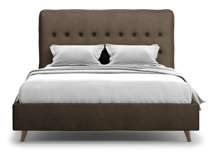 Кровать Bergamo шоколадного цвета 180х200