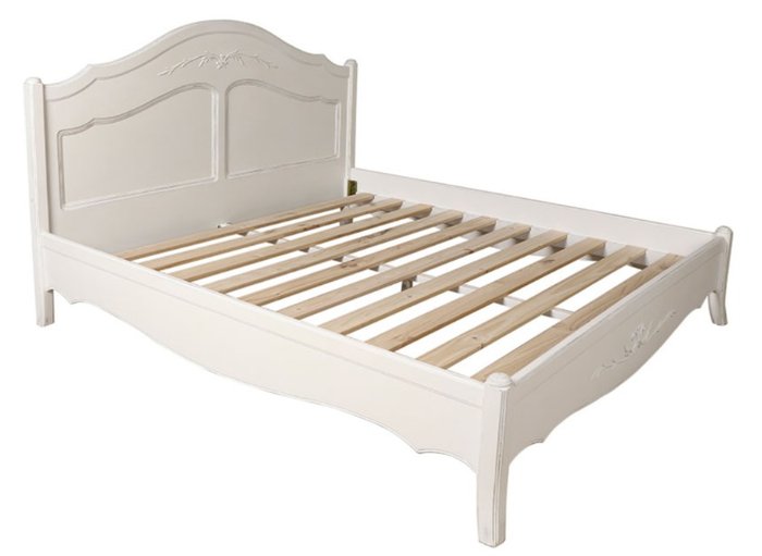 Кровать Авиньон бежевого цвета 120х200   - купить Кровати для спальни по цене 136600.0