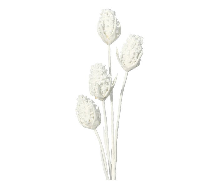Искусственный цветок белого цвета