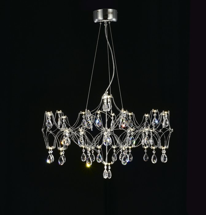 Подвесная люстра Ileria MR2651-57P-50AD (металл, цвет хром)