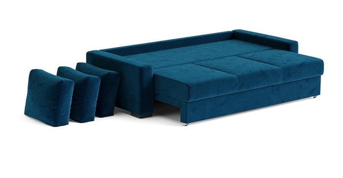 Диван-кровать Матиас темно-синего цвета - лучшие Прямые диваны в INMYROOM