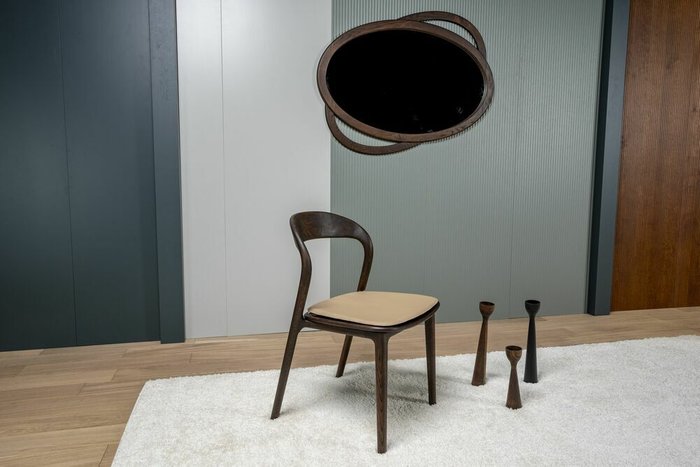 Подушка к стулу без подлокотников Лугано бежевого цвета - лучшие Подушки для стульев в INMYROOM