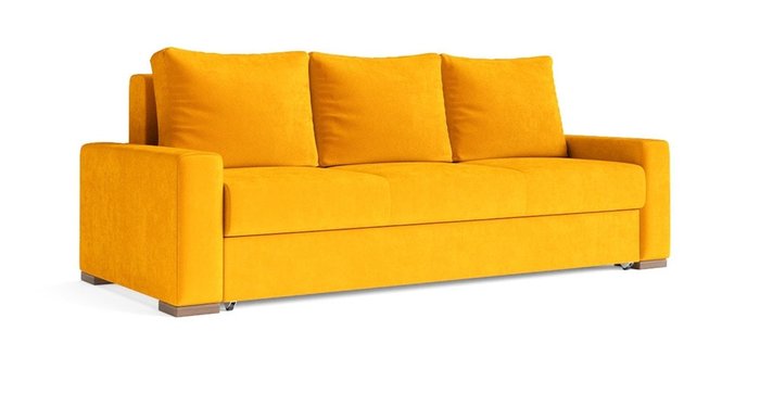 Диван-кровать Матиас желтого цвета - купить Прямые диваны по цене 72696.0