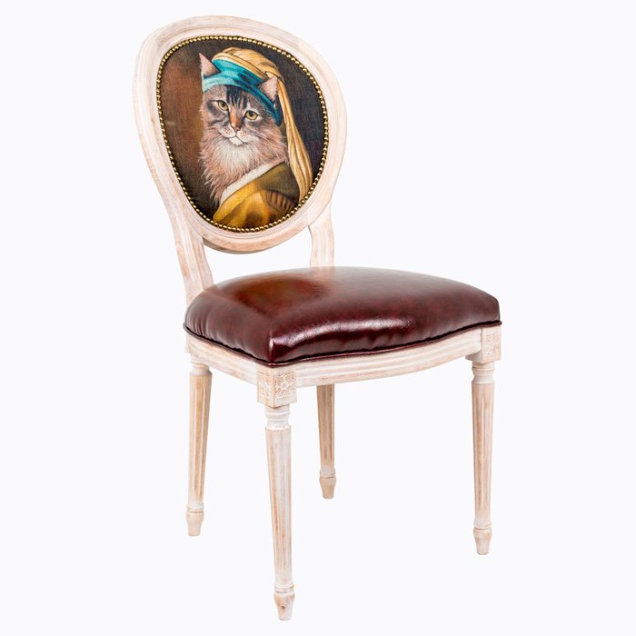 Стул Музейный экспонат версия 26 в обивки из экокожи - купить Обеденные стулья по цене 29000.0