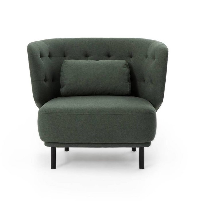 Кресло с обивкой Touco зеленого цвета - купить Интерьерные кресла по цене 40183.0