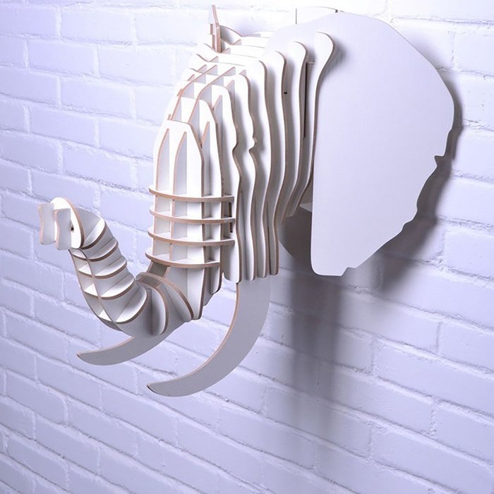 Голова Слона  - лучшие Декор стен в INMYROOM