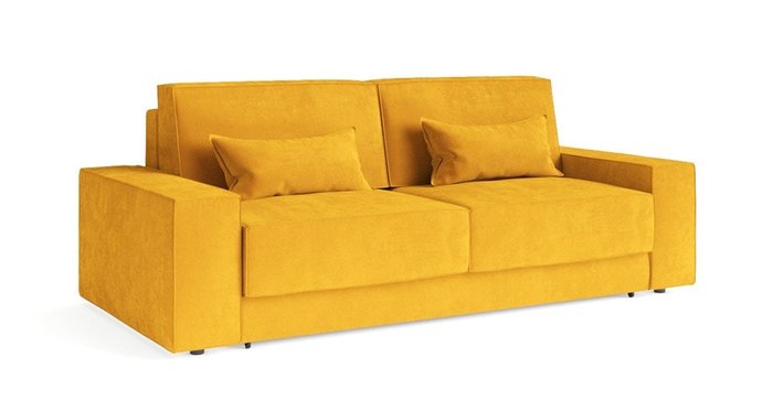 Диван-кровать Модесто желтого цвета - купить Прямые диваны по цене 80256.0