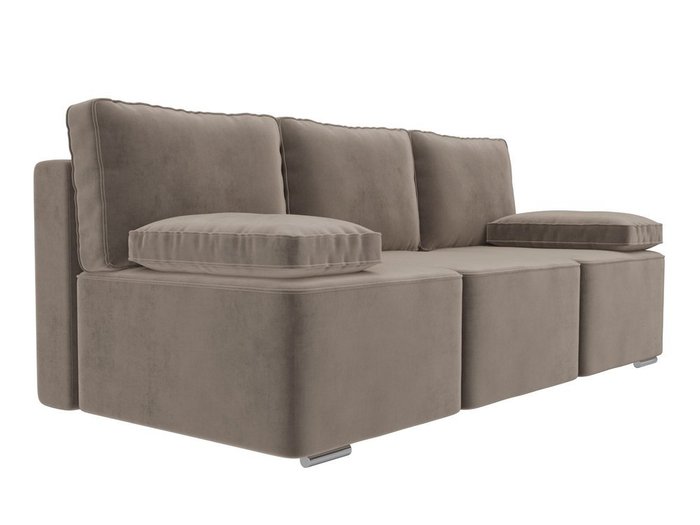 Прямой диван-кровать Радуга коричневого цвета - лучшие Прямые диваны в INMYROOM