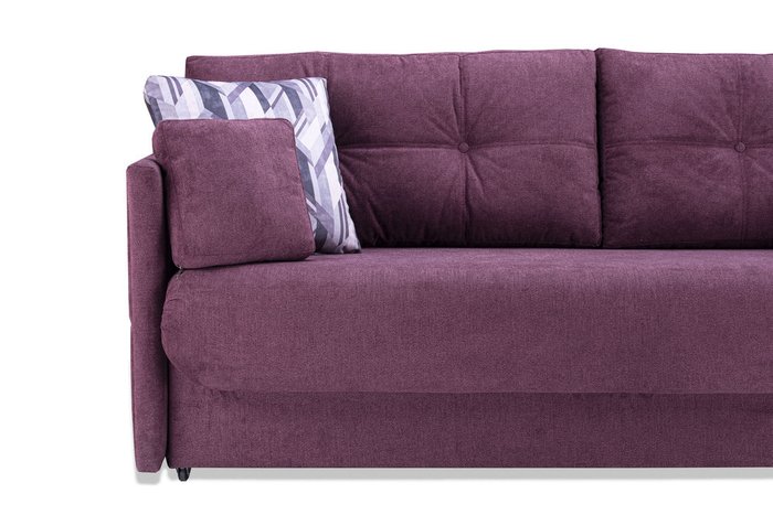 Прямой диван-кровать Эдит бордового цвета - купить Прямые диваны по цене 45990.0