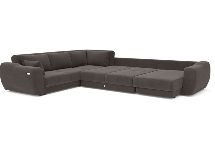Модульный диван-кровать черного цвета - лучшие Угловые диваны в INMYROOM