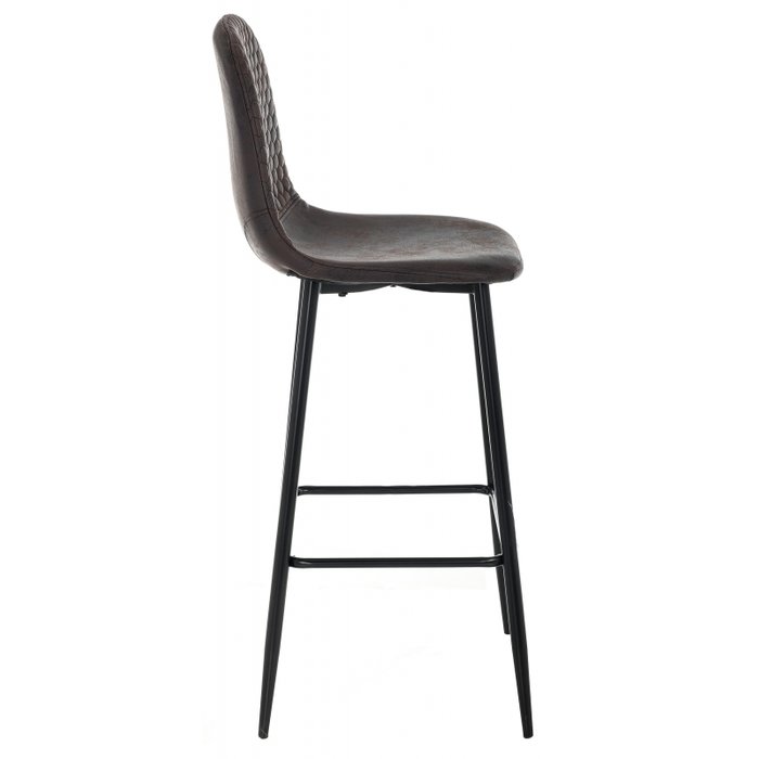 Барный стул Drop black dark brown темно-коричневого цвета - лучшие Барные стулья в INMYROOM