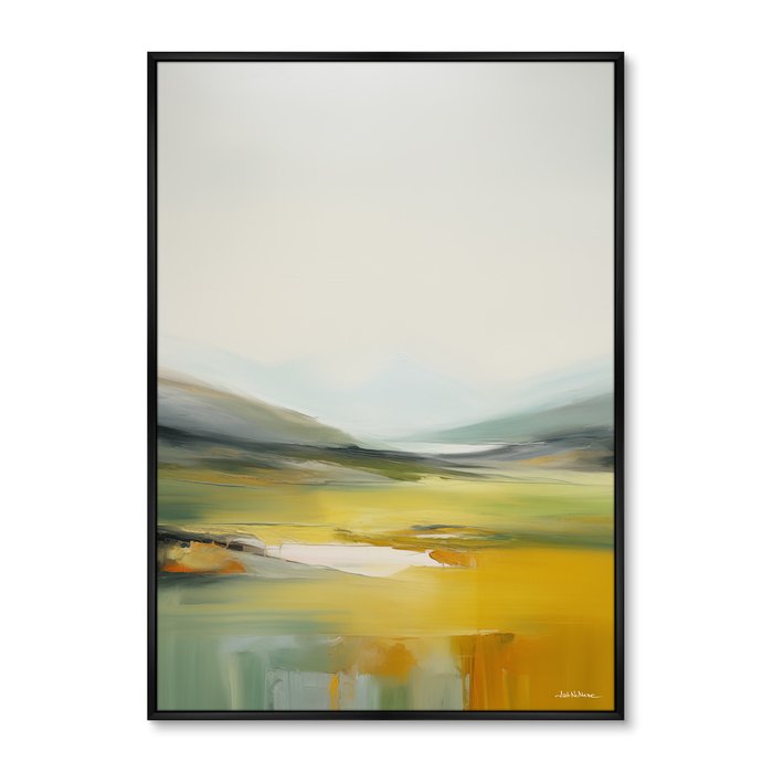 Набор из двух репродукций картин Landscape collection, Meadows, 2024г. - лучшие Картины в INMYROOM