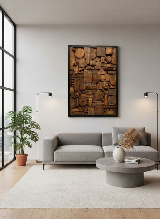Панно настенное Loft 76х107 - купить Декор стен по цене 32000 Панно настенное Loft 76х107 - купить Декор стен по цене 32000