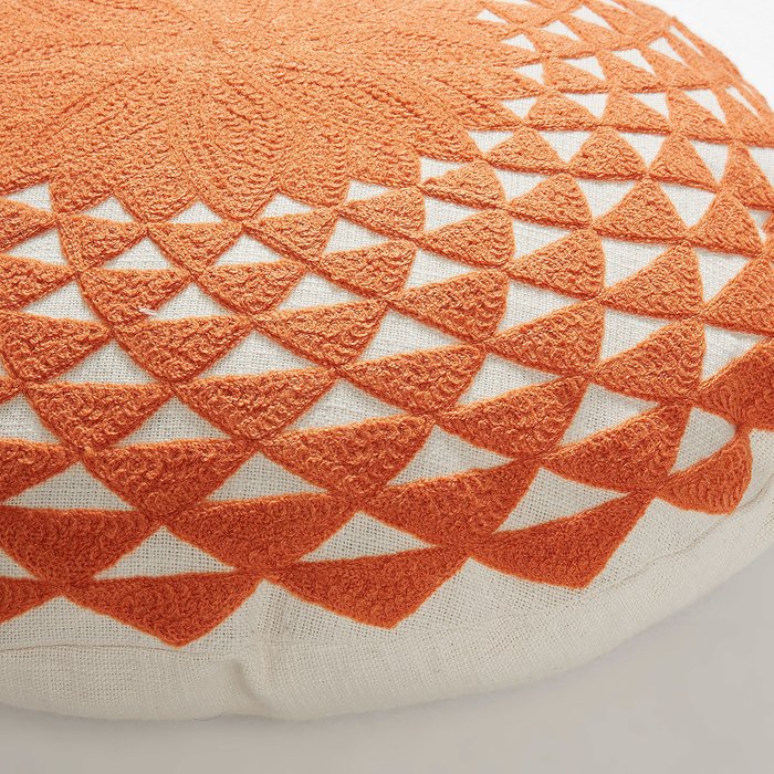 Чехол для декоративной подушки Zappa оранжевого цвета - купить Декоративные подушки по цене 3190.0