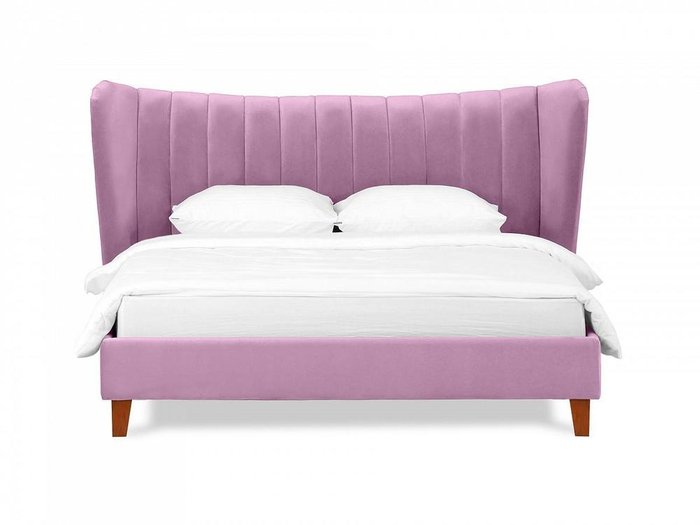 Кровать Queen Agata L 160х200 лилового цвета - купить Кровати для спальни по цене 64410.0