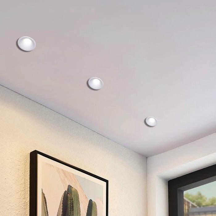 Точечный светильник 81120-9.0-001 LED5W WT (пластик, цвет белый) - лучшие Встраиваемые споты в INMYROOM Точечный светильник 81120-9.0-001 LED5W WT (пластик, цвет белый) - лучшие Встраиваемые споты в INMYROOM