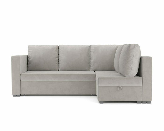 Угловой диван-кровать Мансберг светло-бежевого цвета - купить Угловые диваны по цене 33590.0