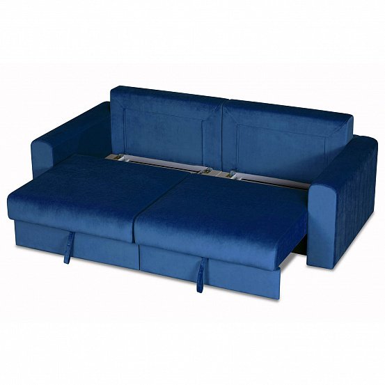 Диван-кровать Мэдисон Лувр синего цвета - лучшие Прямые диваны в INMYROOM