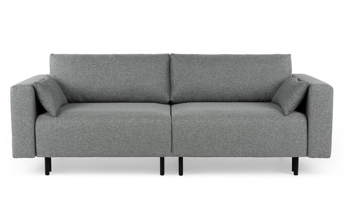 Диван-кровать Kapri Оpto серого цвета c широкими подлокотниками - купить Прямые диваны по цене 45591.0