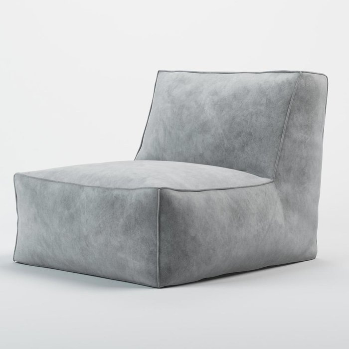 Кресло Quadro Velur серого цвета