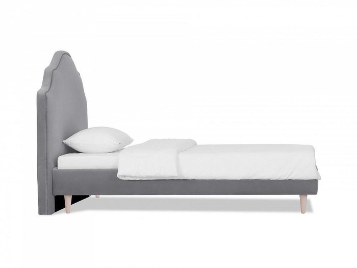 Кровать Princess II L 120х200 серого цвета - купить Кровати для спальни по цене 51300.0