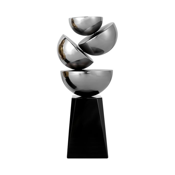 Подсвечник ArtHomeDecor FRAGMENT 6932 L SILVER & BLACK Подсвечник ArtHomeDecor FRAGMENT 6932 L SILVER & BLACK