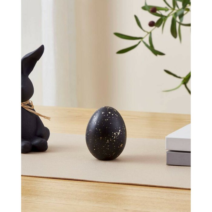 Фигурка яйцо Landjut черного цвета - купить Фигуры и статуэтки по цене 790.0