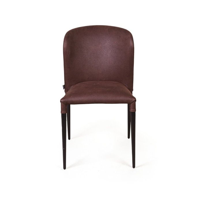 Стул Albert Nabuk коричневого цвета - лучшие Обеденные стулья в INMYROOM