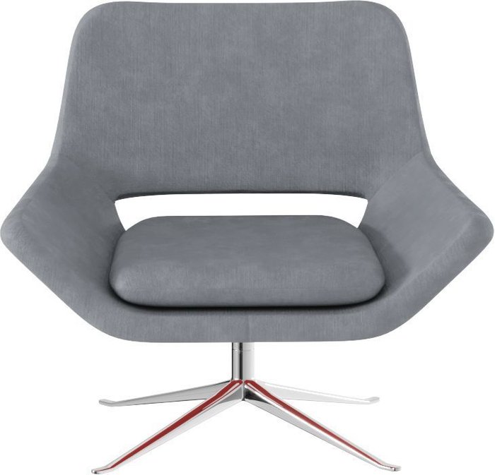 Кресло Корона grey серого цвета  - купить Интерьерные кресла по цене 40000.0