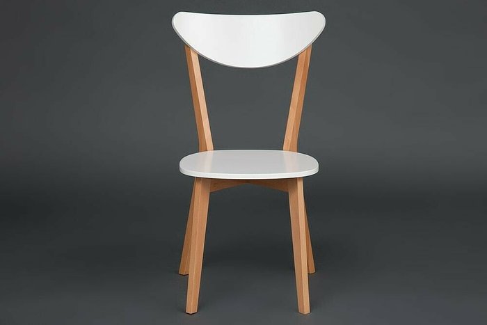 Обеденный стул Maxi белого цвета - купить Обеденные стулья по цене 5750.0