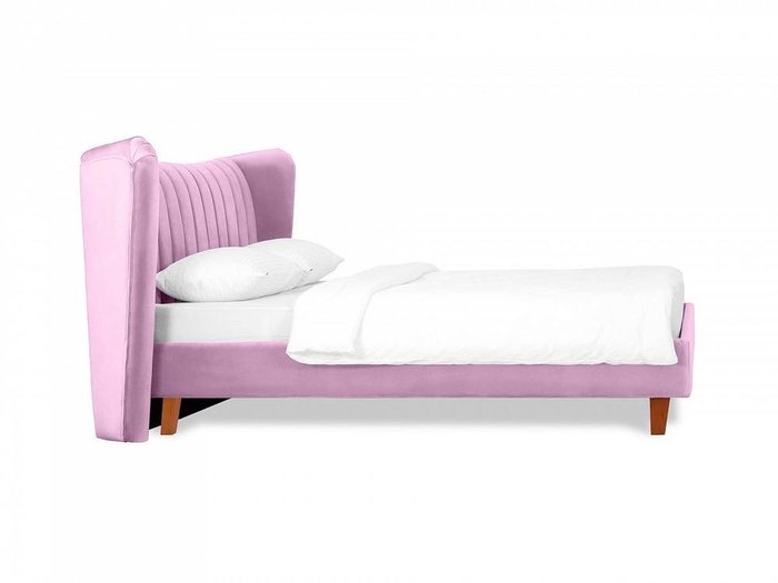 Кровать Queen Agata L 160х200 лилового цвета - лучшие Кровати для спальни в INMYROOM