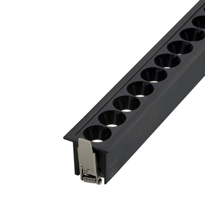 Встраиваемый черный LED светильник с драйвером, 30Вт, 4000К,  24°, 2235лм - купить Встраиваемые споты по цене 7620