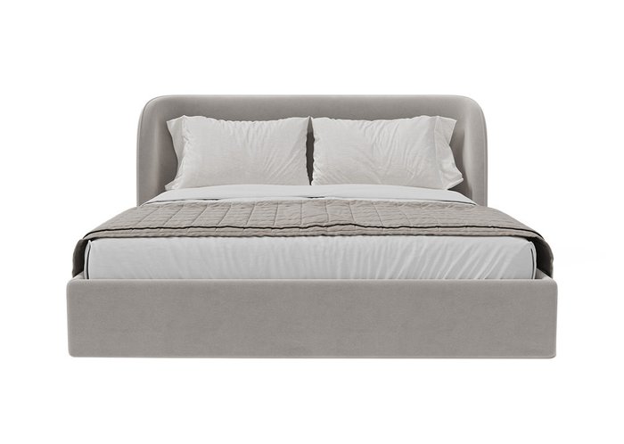 Кровать Classic 180х200 серого цвета с подъемным механизмом - купить Кровати для спальни по цене 109900.0