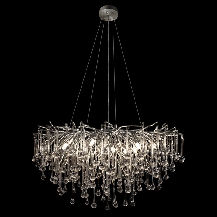 Подвесная люстра Drops 10376/800 (стекло, цвет прозрачный) - купить Подвесные люстры по цене 44030