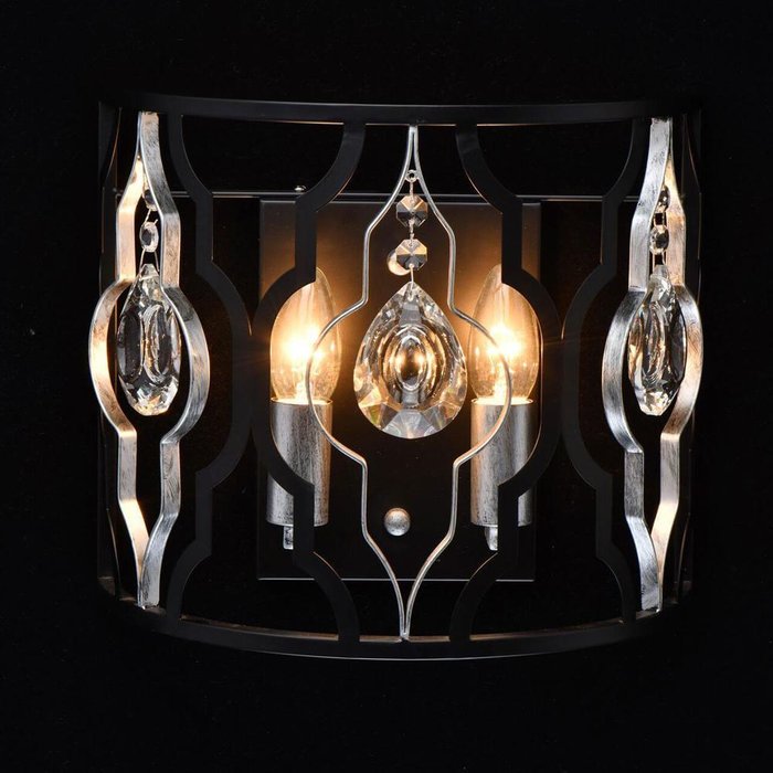 Настенный светильник Альгеро черного цвета - лучшие Бра и настенные светильники в INMYROOM