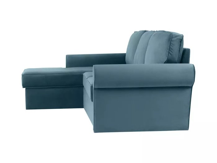 Угловой диван-кровать Murom темно-голубого цвета - лучшие Угловые диваны в INMYROOM