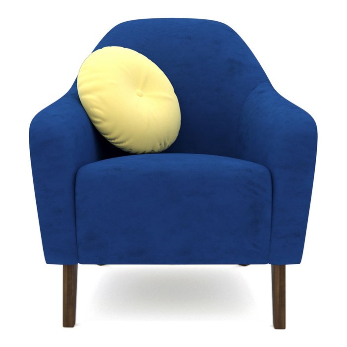 Кресло Miami lux  синего цвета - купить Интерьерные кресла по цене 32900.0